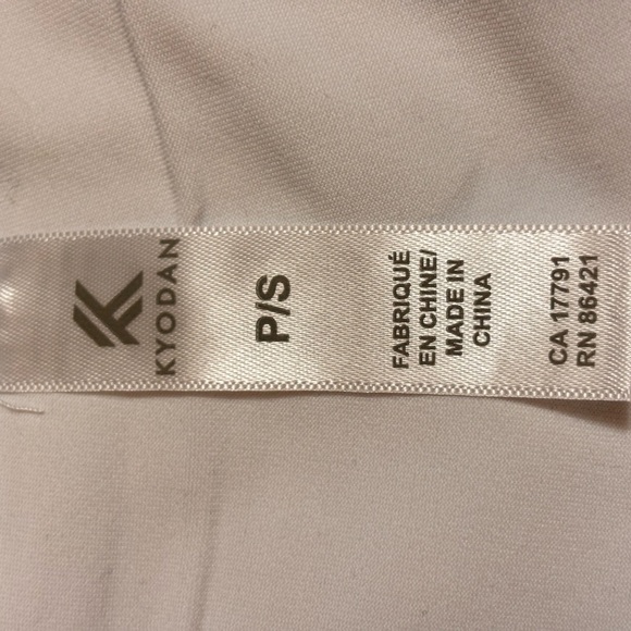 Kyodan Blue White Gingham Athletic Skort with Built-In Shorts Size PS - Picture 4 of 7